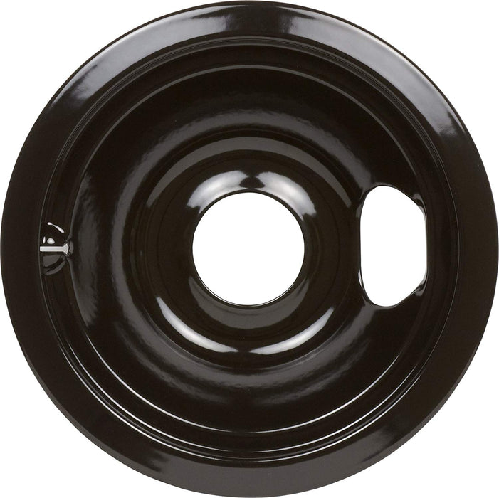 GE 6-Inch Black Porcelain Electric Range Drip Pan - WB31T10014