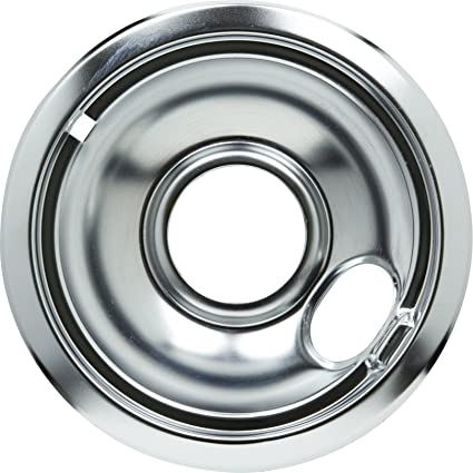Whirlpool 6-Inch Chrome Electric Range Drip Pan - WPW10196406