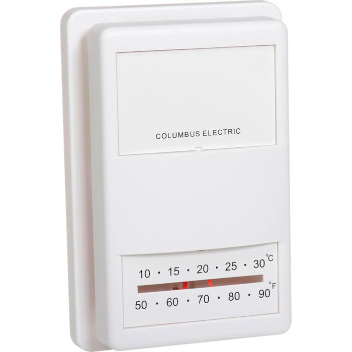 UT1001 TPI Low-Voltage Heat-Only Wall Thermostat, 24V/Millivolt