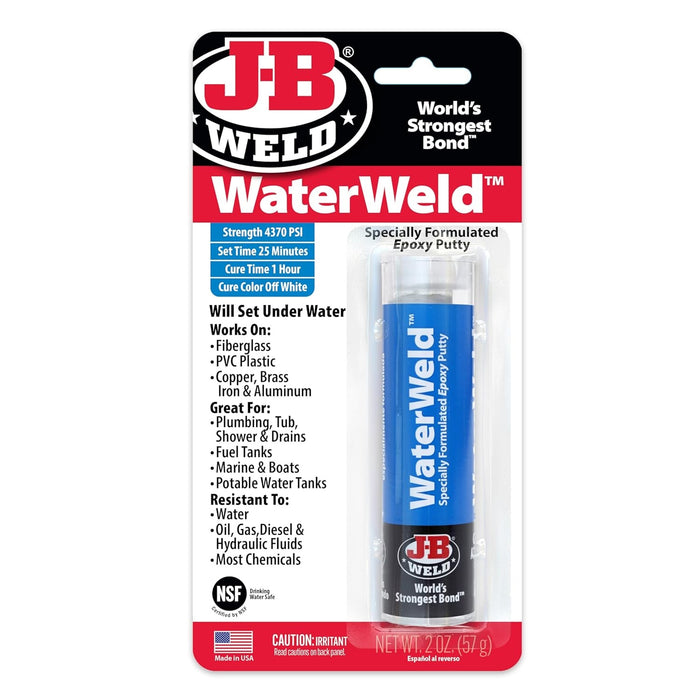 J-B Weld WaterWeld Epoxy Putty - 8277