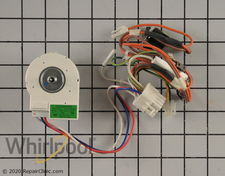 Whirlpool Refrigerator Evaporator Fan Motor - W11224591