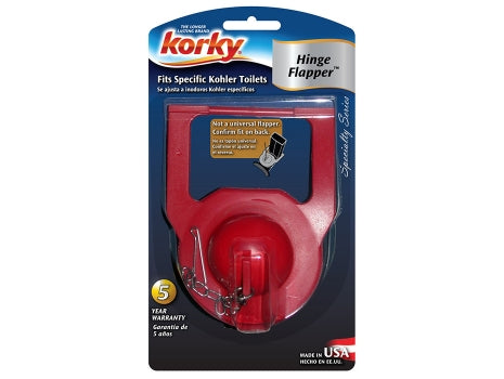 Korky 2-Inch Hinge Flapper for Select Kohler One-Piece Toilets - 2011BP