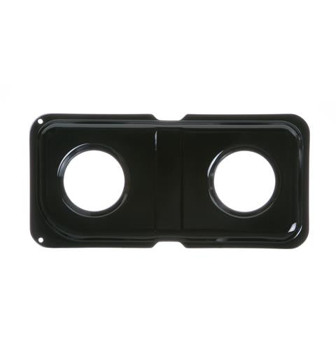 GE WB34K10010 Left Double-Burner Black Porcelain Gas Range Drip Pan