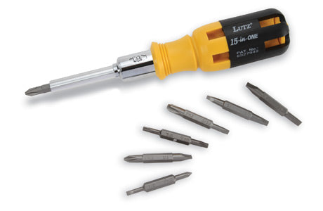 Lutz 15-in-1 Ratcheting Screwdriver - 21001