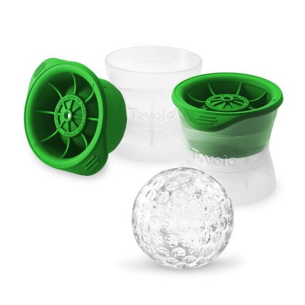 Tovolo Golf Ball Ice Molds, Set of 2, Green - 22026-I04