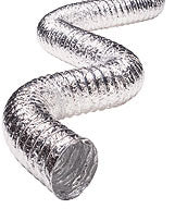 Deflecto Aluminum Dryer Duct, 4-Inch x 5-Foot - FC0405B