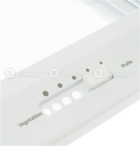 GE Refrigerator Pan Veg Cover With Slides - WR32X32505
