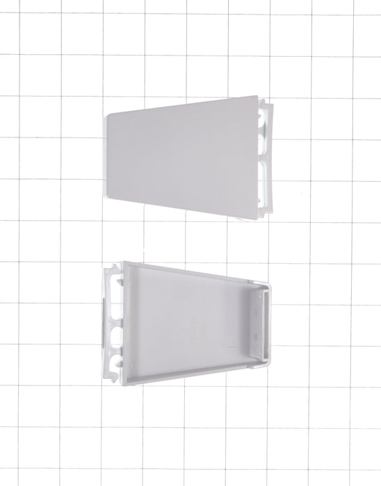 Whirlpool Refrigerator Door Shelf Retainer Bar End-Cap Kit - 4388286