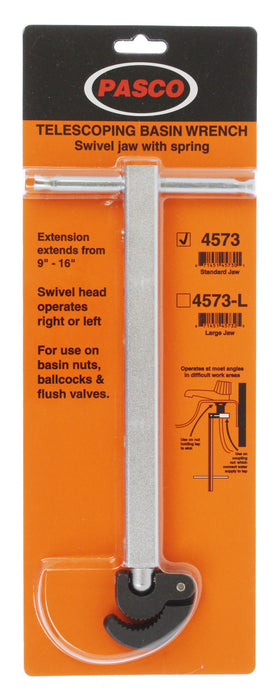 Pasco Adjustable Telescoping Basin Wrench - 4573