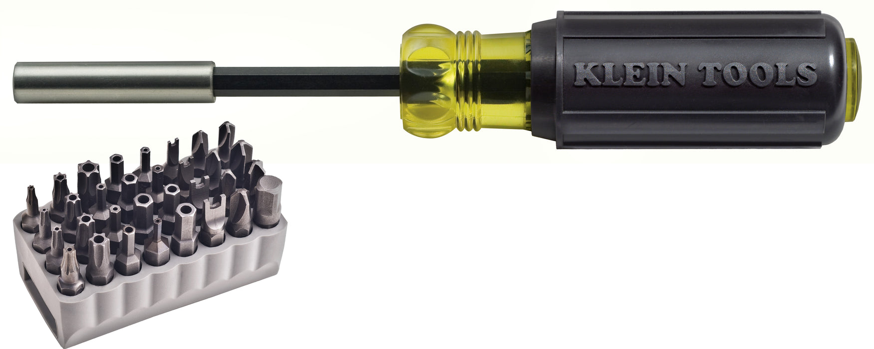 Klein Tools Magnetic Screwdriver with 32 Tamperproof Bits - 32510