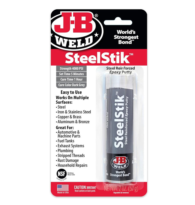 J-B Weld Steel-Reinforced Epoxy Putty - 8267