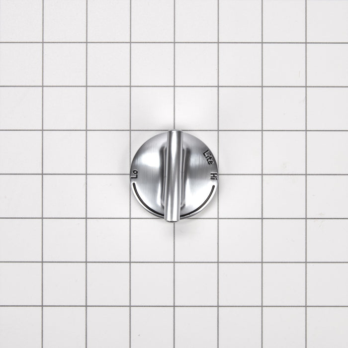Whirlpool Stainless Top Burner Knob - WP74009147