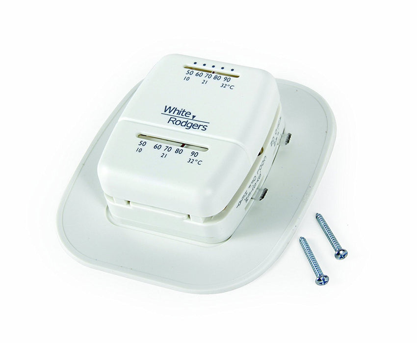 White-Rodgers Heat/Cool Wall Thermostat, 1H/1C, 24V - 1C26-101
