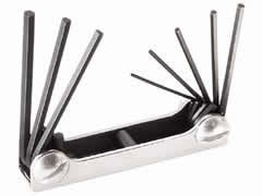 Klein Tools Folding Hex Key Set, 8-Key SAE - 70581