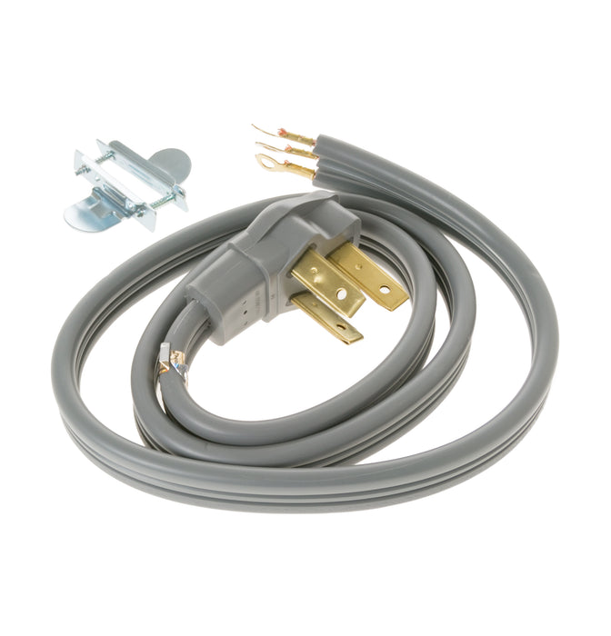 GE 4-Foot 40-Amp 3-Wire Range Power Cord - WX09X10006