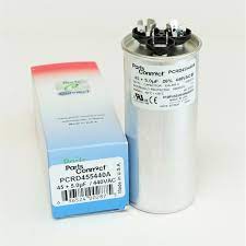 Parts Connect HVAC Dual Run Capacitor, 45 + 5 MFD, 440 VAC - PCRD455440A