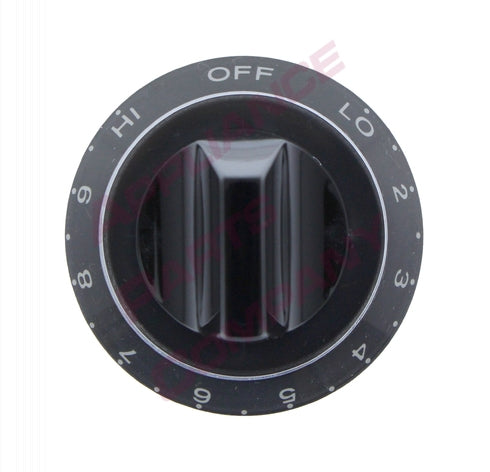 Whirlpool WP7711P219-60 Surface Burner Control Knob with Numbered Heat Settings