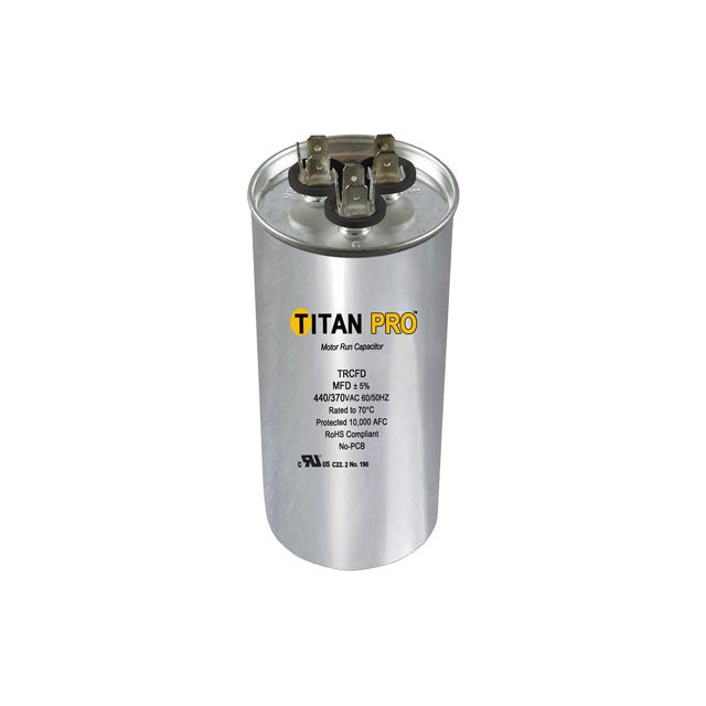 HVAC Dual Run Capacitor, 30 + 3 MFD, 440/370V - TRCFD303