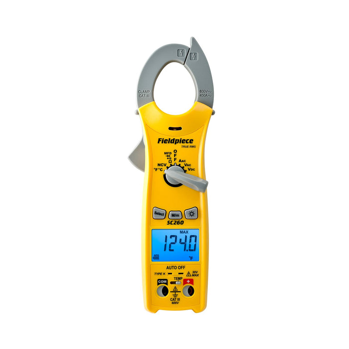 Fieldpiece 400A Compact Clamp Meter, True RMS - SC260