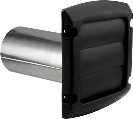 Dundas Jafine 4-Inch Black Exhaust Hood - LH4BLKXZ