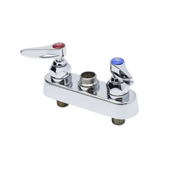 T&S 4-Inch Deck-Mount Workboard Faucet, Less Nozzle - B-1110-LN
