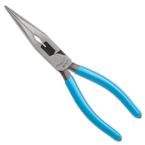 Channellock Long Nose Pliers with Cutter, 8 In. - E318