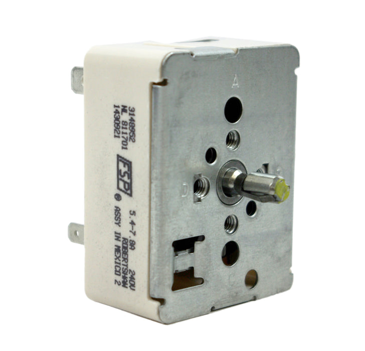 Whirlpool Range 6-Inch Surface Element Infinite Control Switch - WP3148952