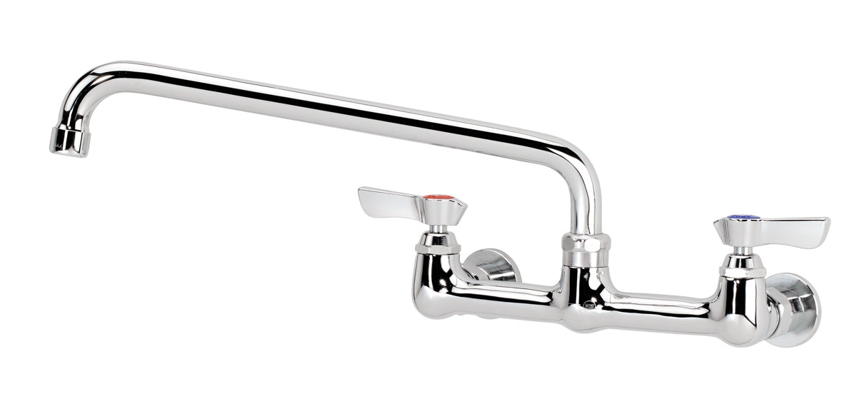 Krowne 8-Inch Wall-Mount Kitchen Faucet, 12-Inch Spout - 12-812L