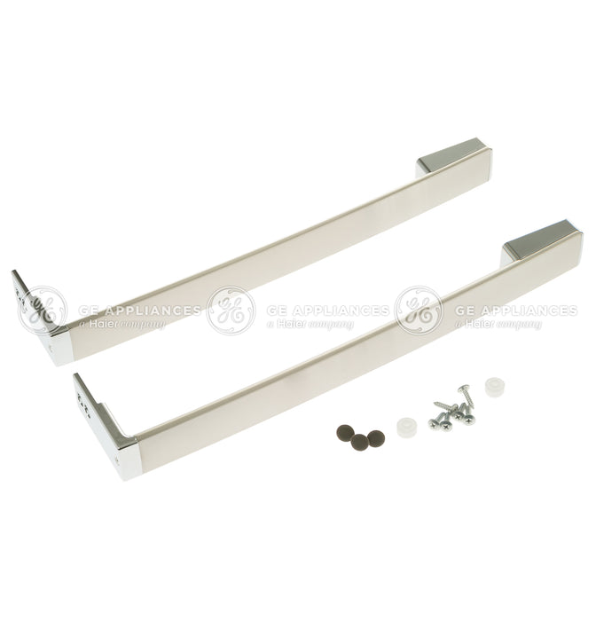 GE Appliances Refrigerator Stainless Handle Set with Hardware - WR12X34550