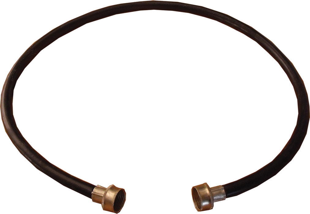 Supco Washer Fill Hose, Black Rubber, 5 ft - 3805FF