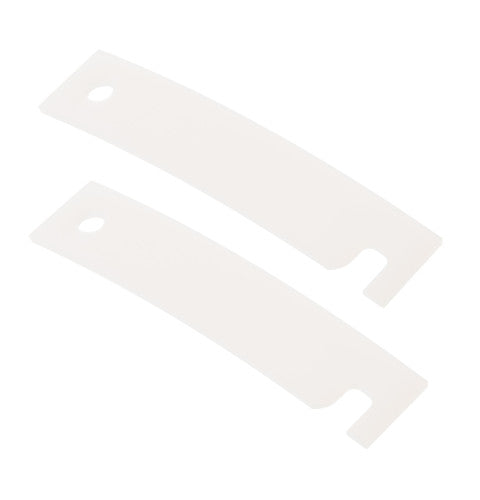 GE Appliances Dryer Front Bearing Drum Slides, White, 2-Pack - WE03X37319