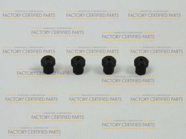 Whirlpool Range Grate Foot Pad Set of 4 - W10185266