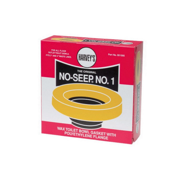 Harvey Wax Toilet Seal with Flange - 1005