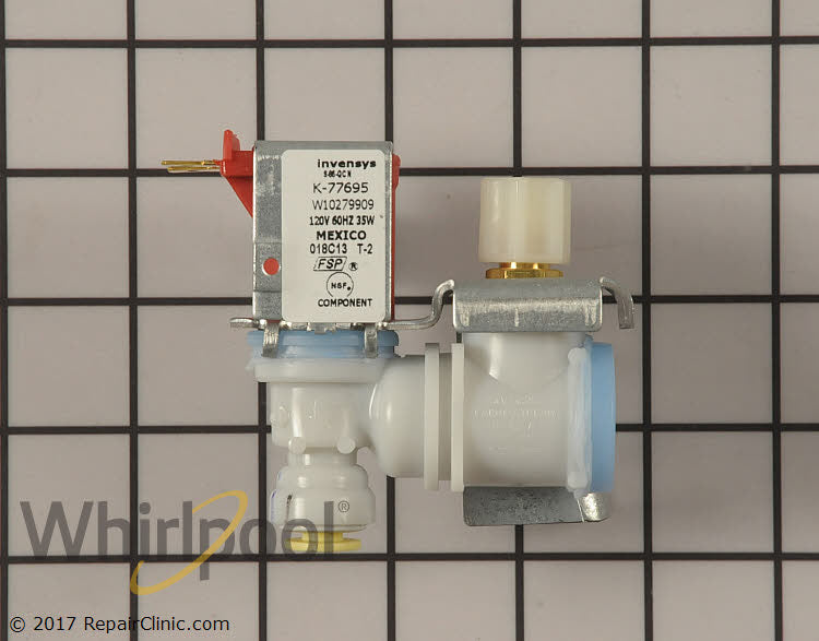 Whirlpool Refrigerator Water Inlet Valve - WPW10279909