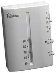 9206V Robertshaw 24V Vertical Wall Thermostat, 1 Cool