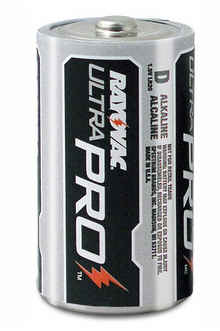 Rayovac D Alkaline Batteries, LR20, 1.5V, 6-Pack - AL-D