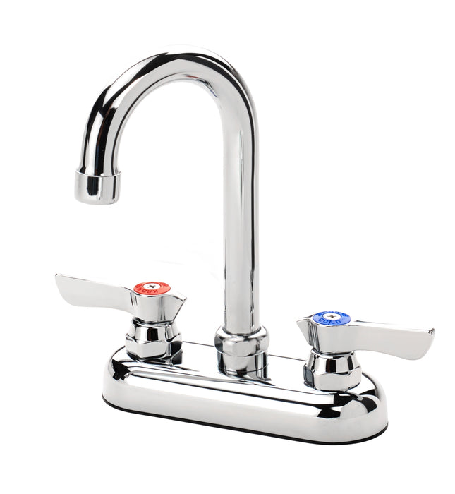 Krowne 4-Inch Deck-Mount Gooseneck Sink Faucet - 11-400L