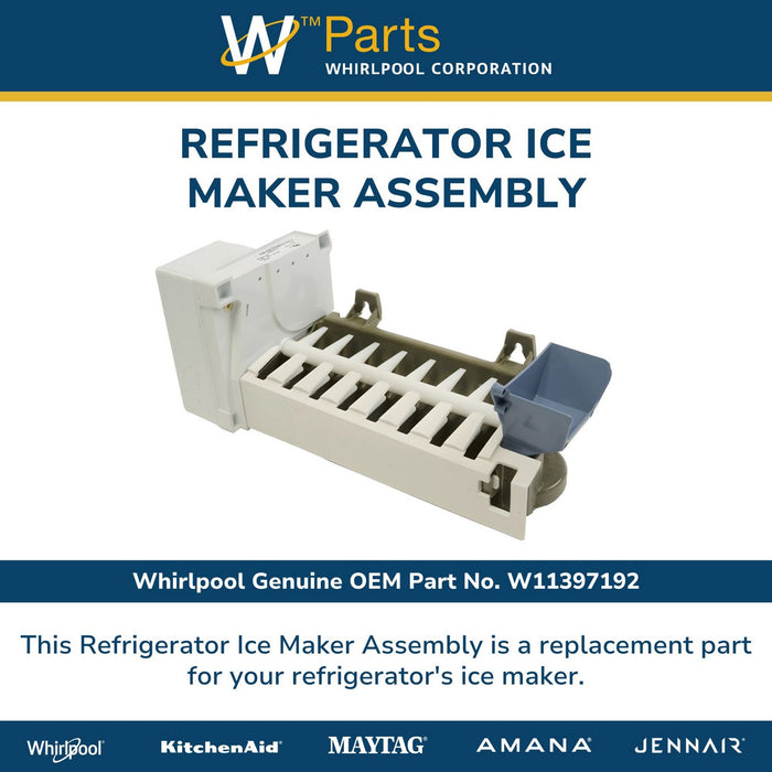 Whirlpool W11397192 KitchenAid/JennAir Ice Maker Assembly