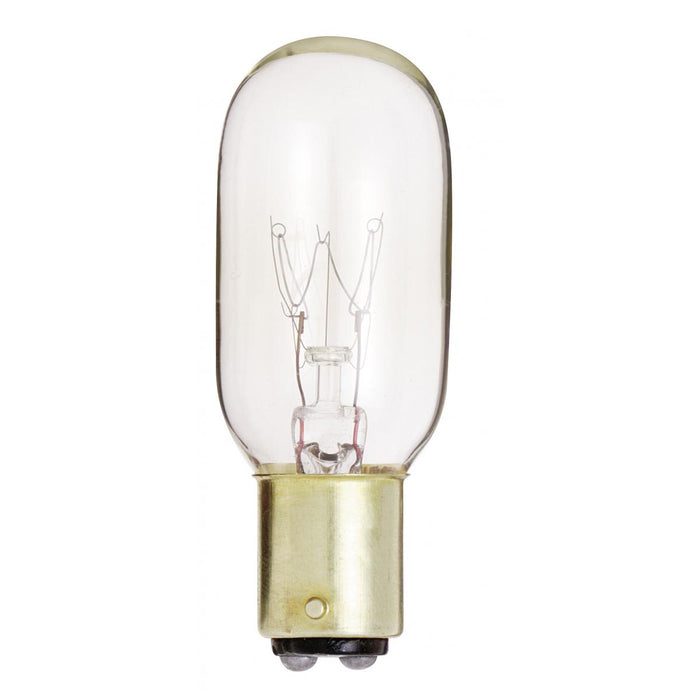 Satco 25W Clear T8 Bayonet Double Contact Bulb - S3909