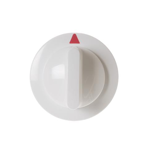 GE White Dryer Timer Control Knob with Red Pointer - WE1X1263