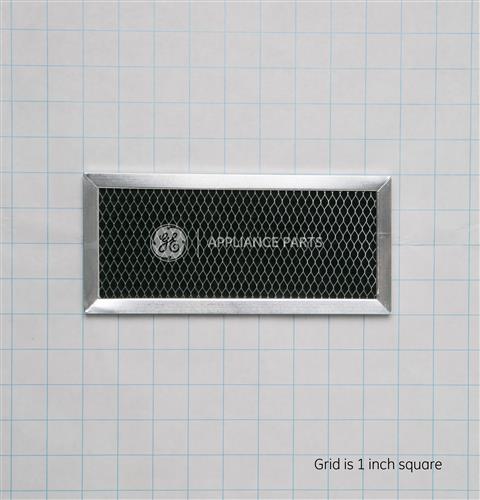 GE Microwave Hood Charcoal Filter 3-15/16 x 8-11/16 - WB02X10956
