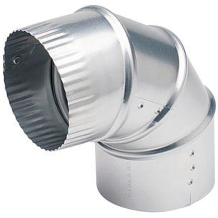 Deflecto 4-Inch Adjustable Aluminum Dryer Vent Elbow - DE904