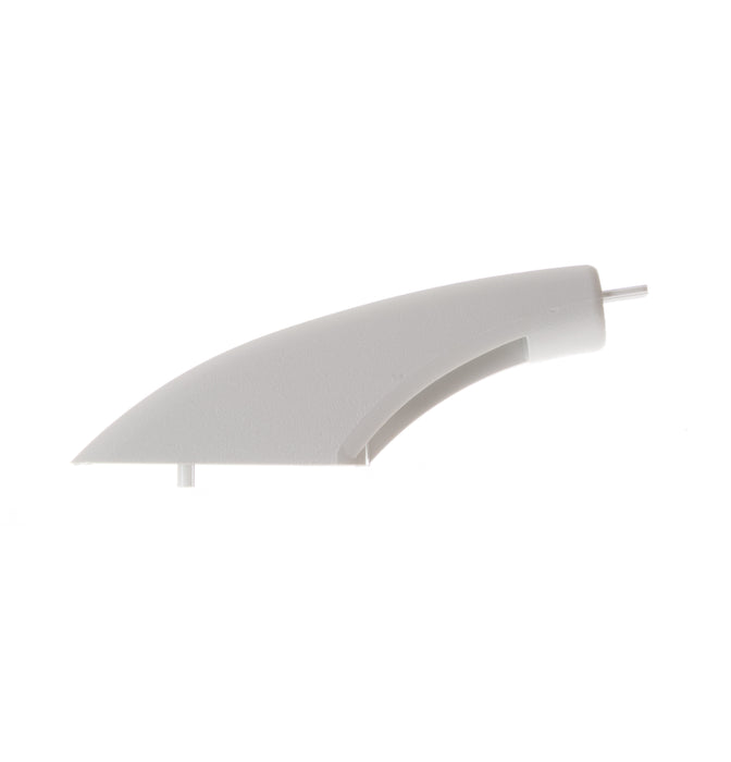 GE Appliances White Range Oven Door Handle End Cap - Single - WB07K10043