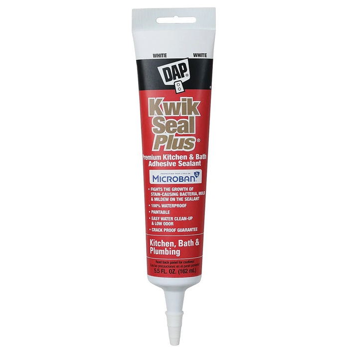 DAP White Kitchen and Bath Adhesive Sealant - 18526