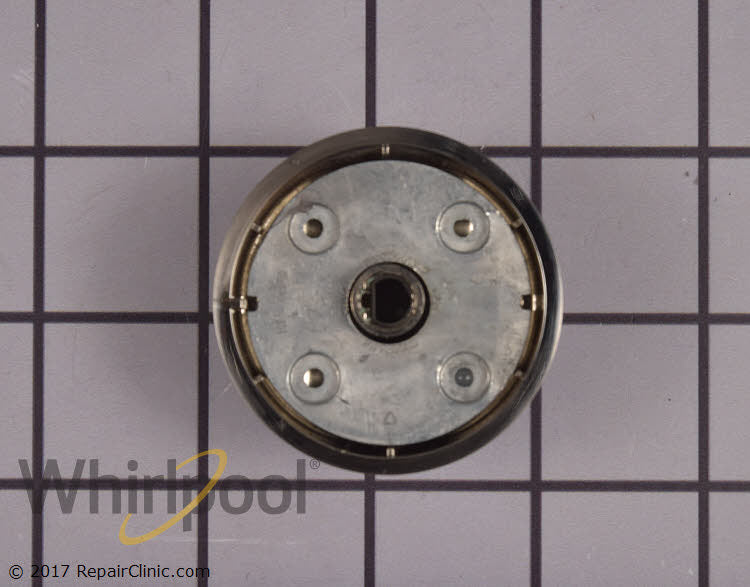Whirlpool Range Control Knob, Stainless - W11517331