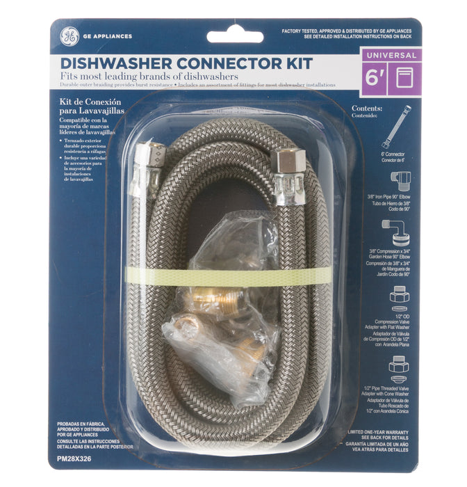 6' Dishwasher Connector Kit With Adapter-PM28X326 - PM28X326