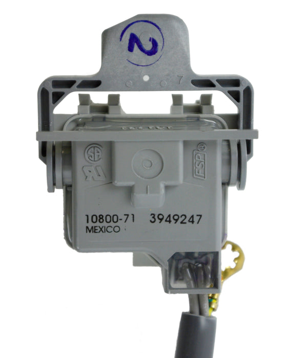 WHIRLPOOL CORP WASHER LID SWITCH ASSEMBLY 3949247V
